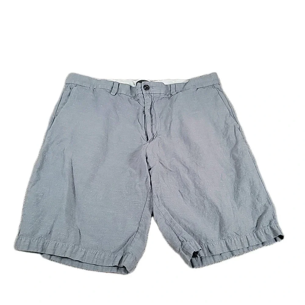 Banana Republic Emerson Shorts LIGHT BLUE  Men's 38 Chino Flat Front Cotton‎
